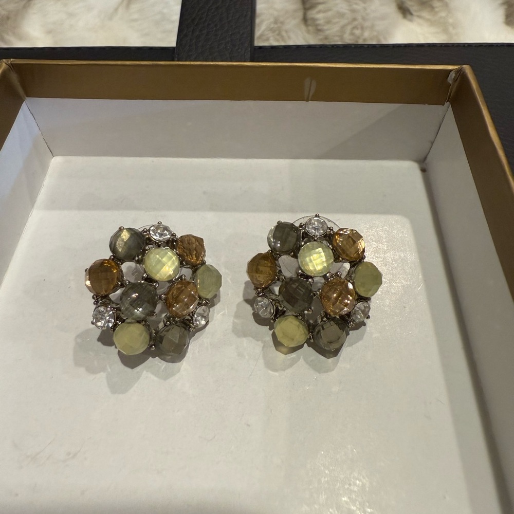 Elegant Multi-Color Crystal Earrings